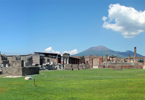 De haven van Pompeï