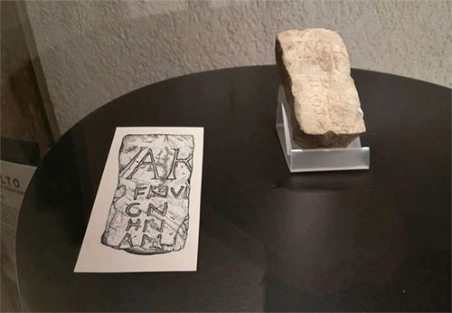 Musée de Cadix et UAH a découvert un fragment de calendrier romain