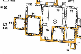 map tombe 54 55
