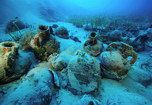 Antiken Schiffswracks gefunden in Griechenland erzählen die Geschichte der Handelswege
