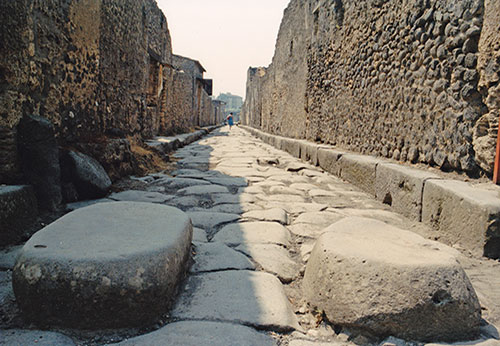 Ostia versus Pompeï  (pas encore disponible en Français)