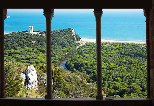 A country house with a view